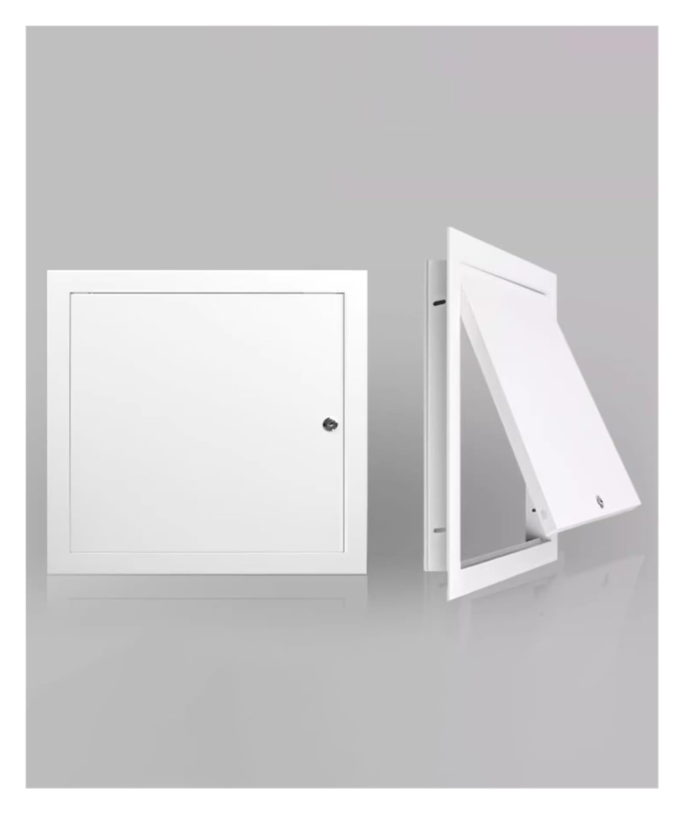 Panneau de porte de puits de service 250x250mm pour inspection plafond et grenier