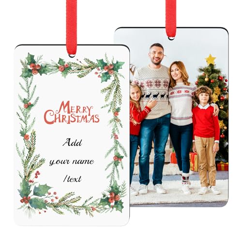 Personalized Family Christmas Ornament, Custom Christmas Ornament