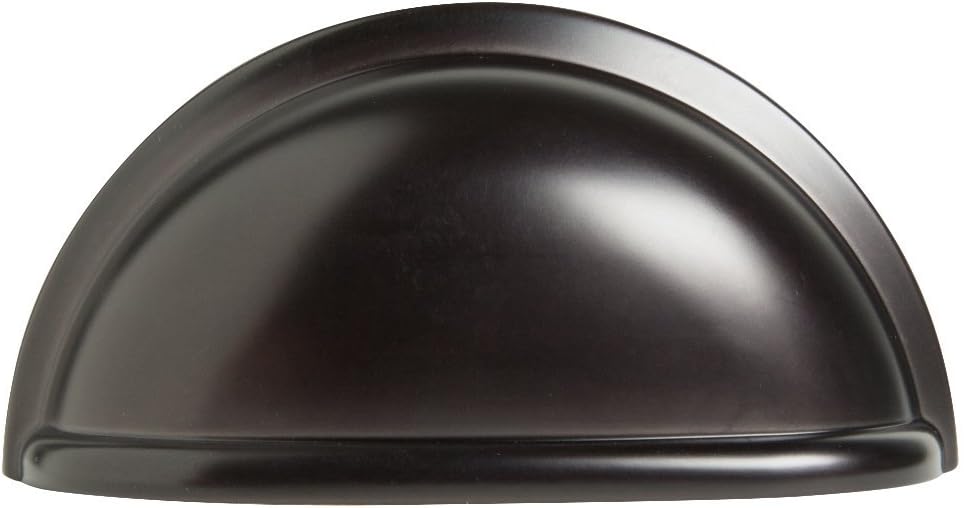 Franklin Brass Rustic Bin Cup Cabinet Knob, Bronze, 3 in (76mm) Drawer Knob, 10 Pack, P34704K-OB3-B