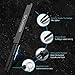 EDC Tweezers Precision Pocket Knife 2 in1 Keychain Multitool Knives Retractable Premium Anti-Static for Splinters, Craft, Jewelry, Soldering, Outdoor, Laboratory Work (Silver)
