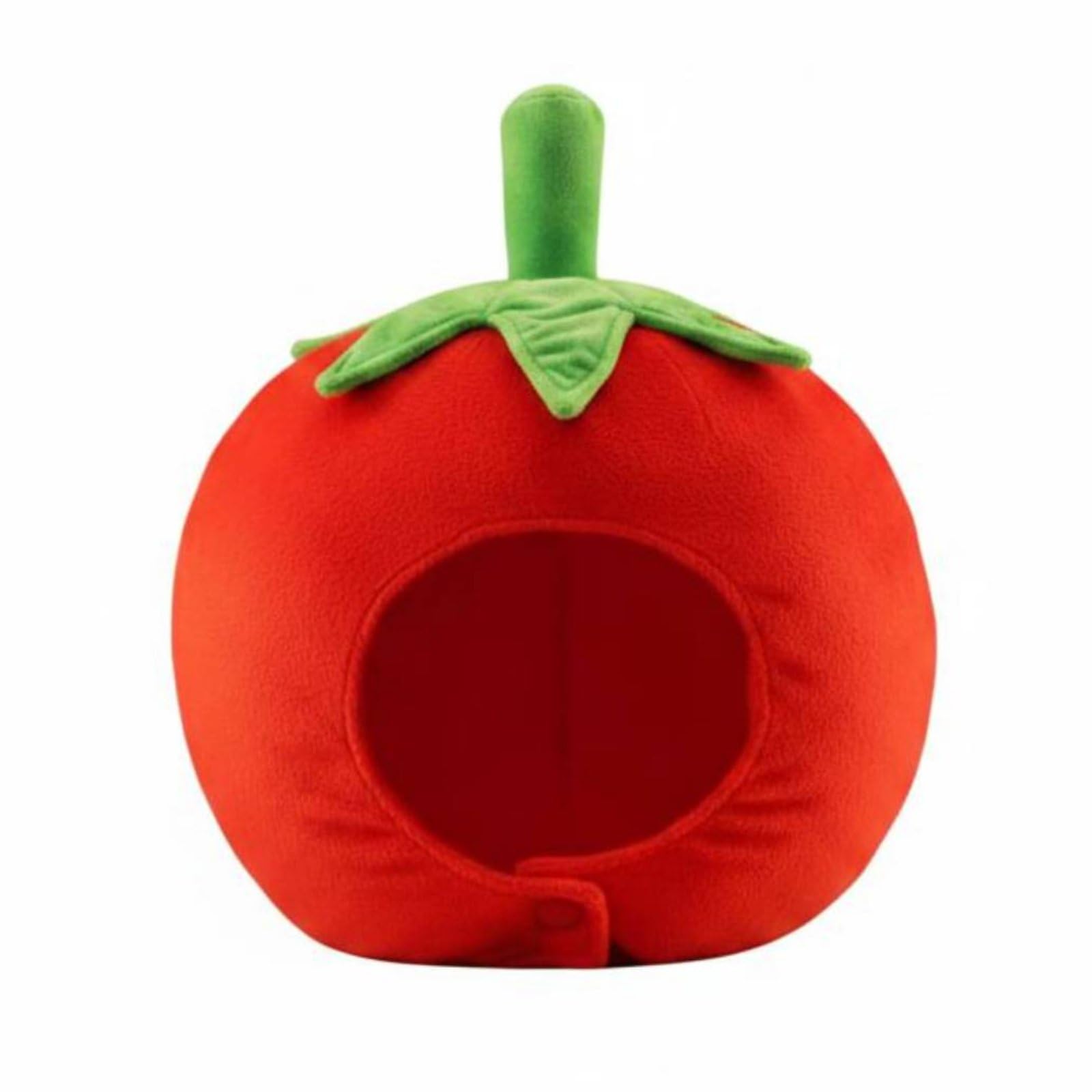 Qianly Tomato Hat Universal Tomato Headwear Soft and Comfortable Humorous Fruit Costume Hat for Performance