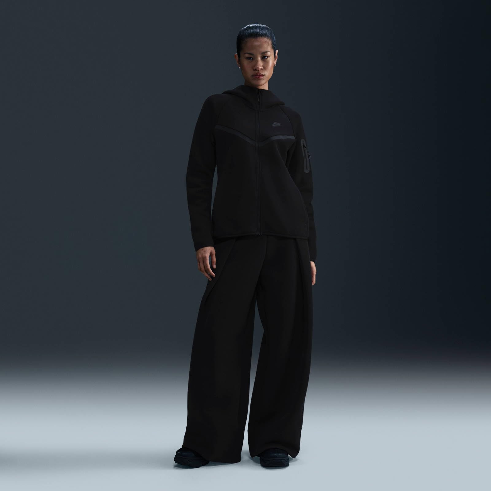 NIKE Sportswear Tech Fleece Windrunner Sudadera Con Capucha Y Cremallera Completa - Mujer Sweatshirt Mujer (Pack de 1)
