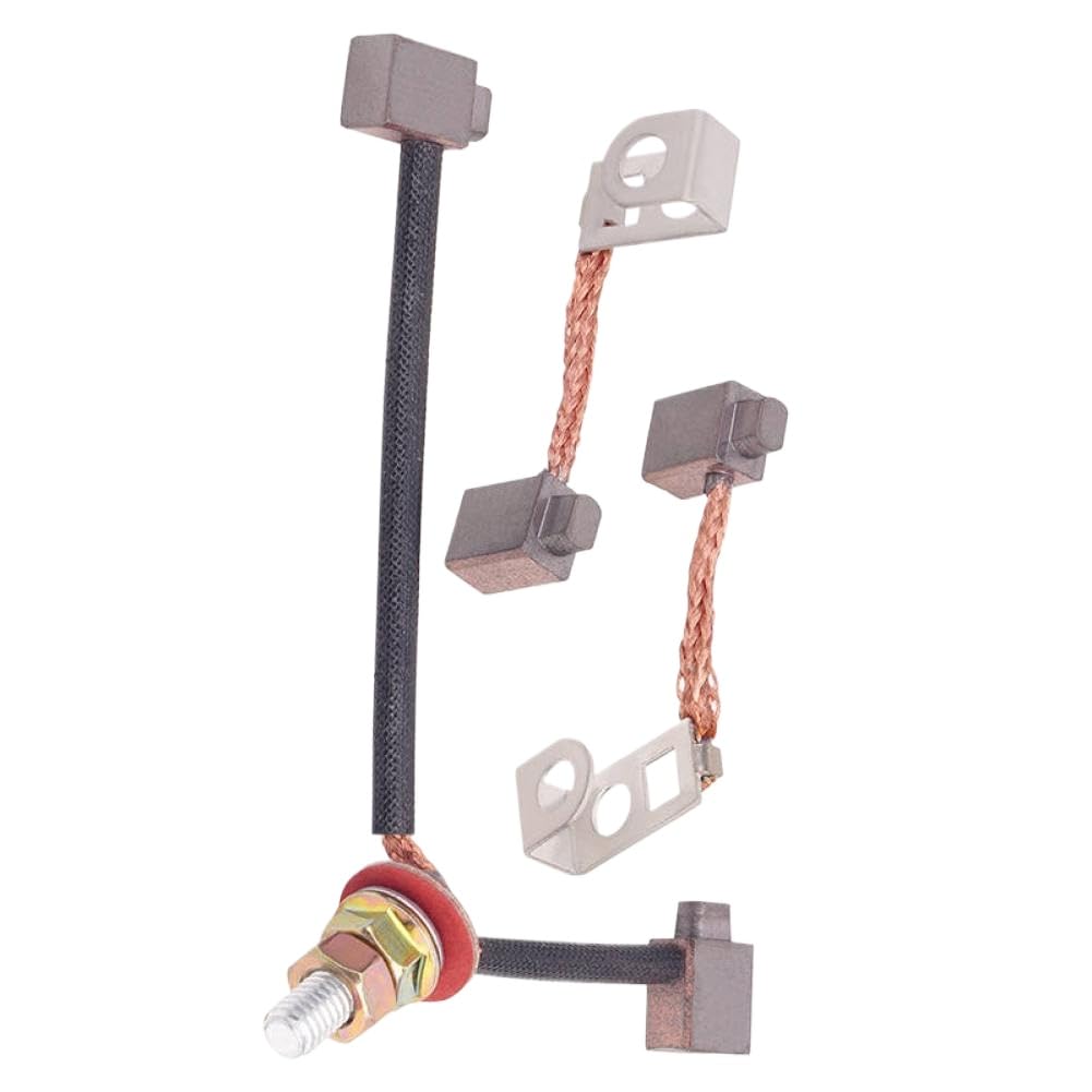 Kit de balais de charbon de moteur de générateur de démarreur de moto, Compatible avec 32-098-01 32-098-01S 32-098-03 32-098-03S 32-098-04 32-098-04S