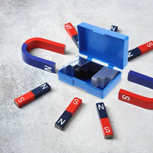 Image of Mobestech Density Kit Science Education with Aluminum Blocks and Iron Blocks for Comparing Material Densities in Middle School Physics Labs 9 Pcs 1.96 X 0.78 X 0.39 in