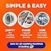Washing Machine Cleaner by Tide, Washer Machine Cleaner with Oxi for Front and Top Loader Washer Machines, Deep Cleaning Odor Eliminator, 3 Month Supply