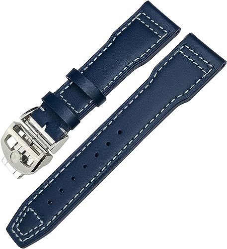 Cuir de vache pour sangle de montre 21 mm adapté aux réunions d'affaires et soirées