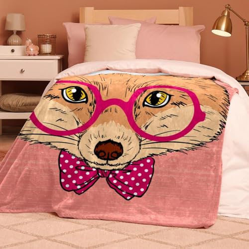 Couverture polaire renard mignon un cadeau doux pour réchauffer vos proches - 8