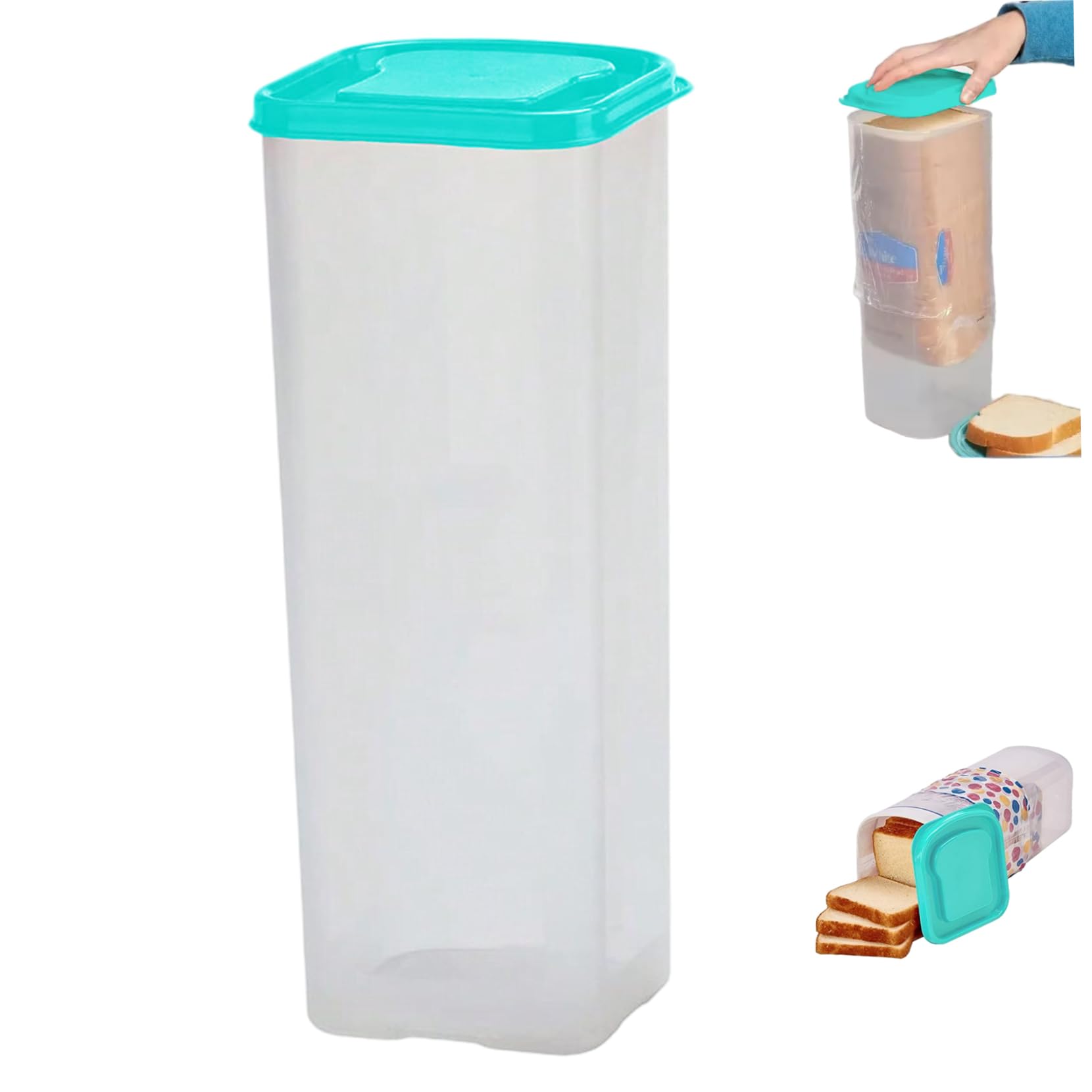 Caja de pan hermética que soluciona el pan duro y protege el contenedor de sándwich