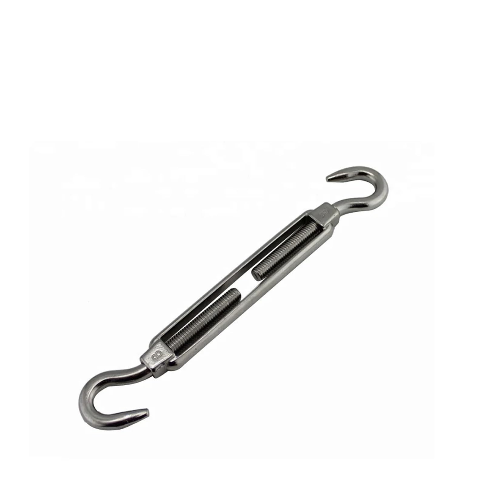 Tenditore for cavi, tenditore for, 5 pezzi, in acciaio inox 304, gancio e corda di tensione for impieghi gravosi M5 M6 M8 for ringhiere for tende da sole(M8)