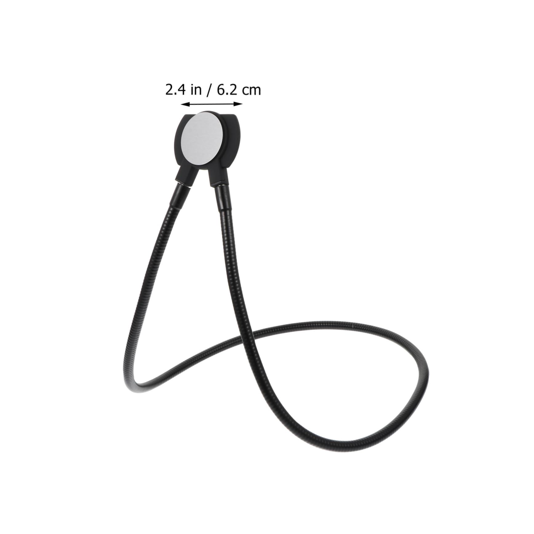 HOMSFOU Supporto per Telefono da Collo Magnetico Rotante Gradi Supporto per Telefono da Tavolo Auto Materiale Metallico Antiscivolo e Antiurto per Telefoni Cellulari