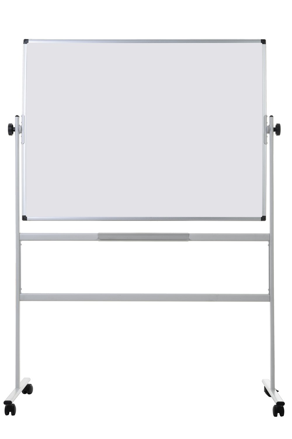 Bi-Office mobiles drehbares Whiteboard, Emaillierte, 150 x 100 cm