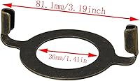 Vista 2 de 2pcs E26 Lámpara de zócalo fenólico Arpa Base de Sillín para Base Roscada E26, 1-7/16" (36 mm) Bronce