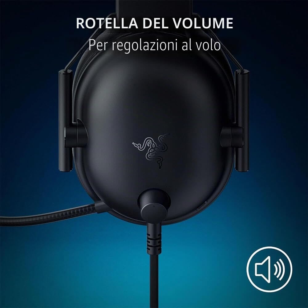 Razer BlackShark V2 X PlayStation Gaming Headset: 50 mm Drivers - Cardioid Mic - Lightweight - Comfortable, Noise Isolating Earcups - for PS5, Xbox Series X, PC, Switch via 3.5 mm Audio Jack - Black