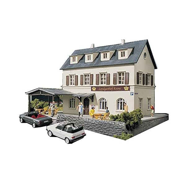 LSXLSD. Skala 1:87 Zug Modell Stadthotel Architektur Modell Eisenbahn Sandtisch Szene Matching Abs Montage