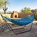 Sunnydaze Handwoven XXL Thick Cord Mayan Double Hammock for Outside - 625-Pound Capacity Heavy-Duty Outdoor Hammock - Blue