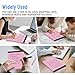 3pcs Legal Pads 8.5 x 11, Notepads 8.5 x 11 Inch, Pink Note Pads Clear Print Writing Pads of Paper, Memo Pads , Perforate Legal Notepads Paper , Wide Ruled Lined with Sturdy Back,30 Sheets/Pack