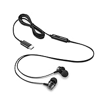 Lenovo USB-C Cuffie In-Ear con controllo multimediale su cavo, Auricolari con Microfono Integrato, Audio Digitale Avanzato, Connessione USB-C Universale Plug & Play, per professionisti in movimento