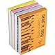 Clairefontaine 96629C Skizzenblock Graf it, DIN A7, 7,4x10,5 cm, 80 Blatt, 90g, blanko, geheftet, ideal für Trockentechiken, 1 Stück, farbig sortiert