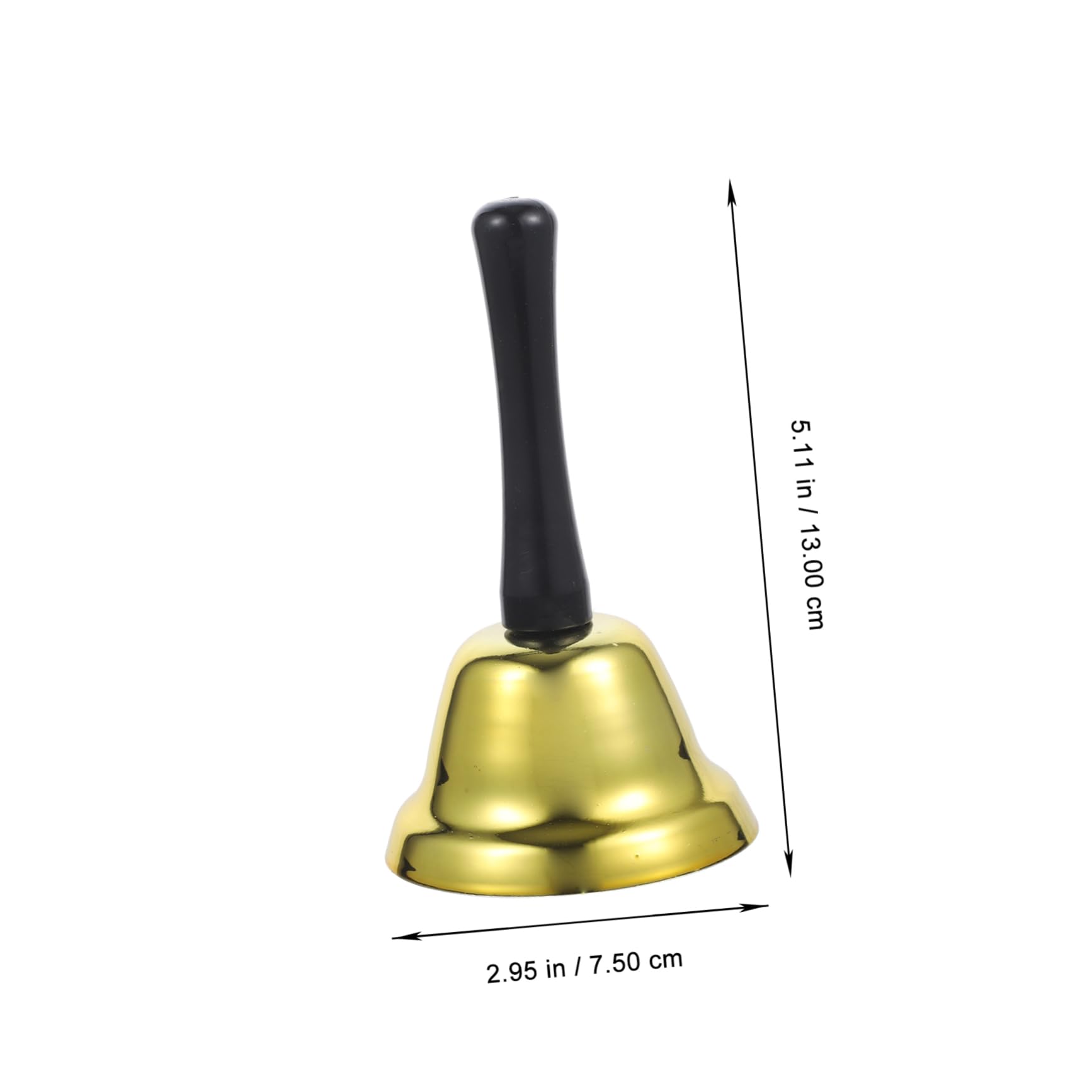 VILLCASE 6 Piezas Campana de Mano Navideña de Metal para Restaurante Decoración de Mesa de Comedor para Campanas Navideñas y Fiestas