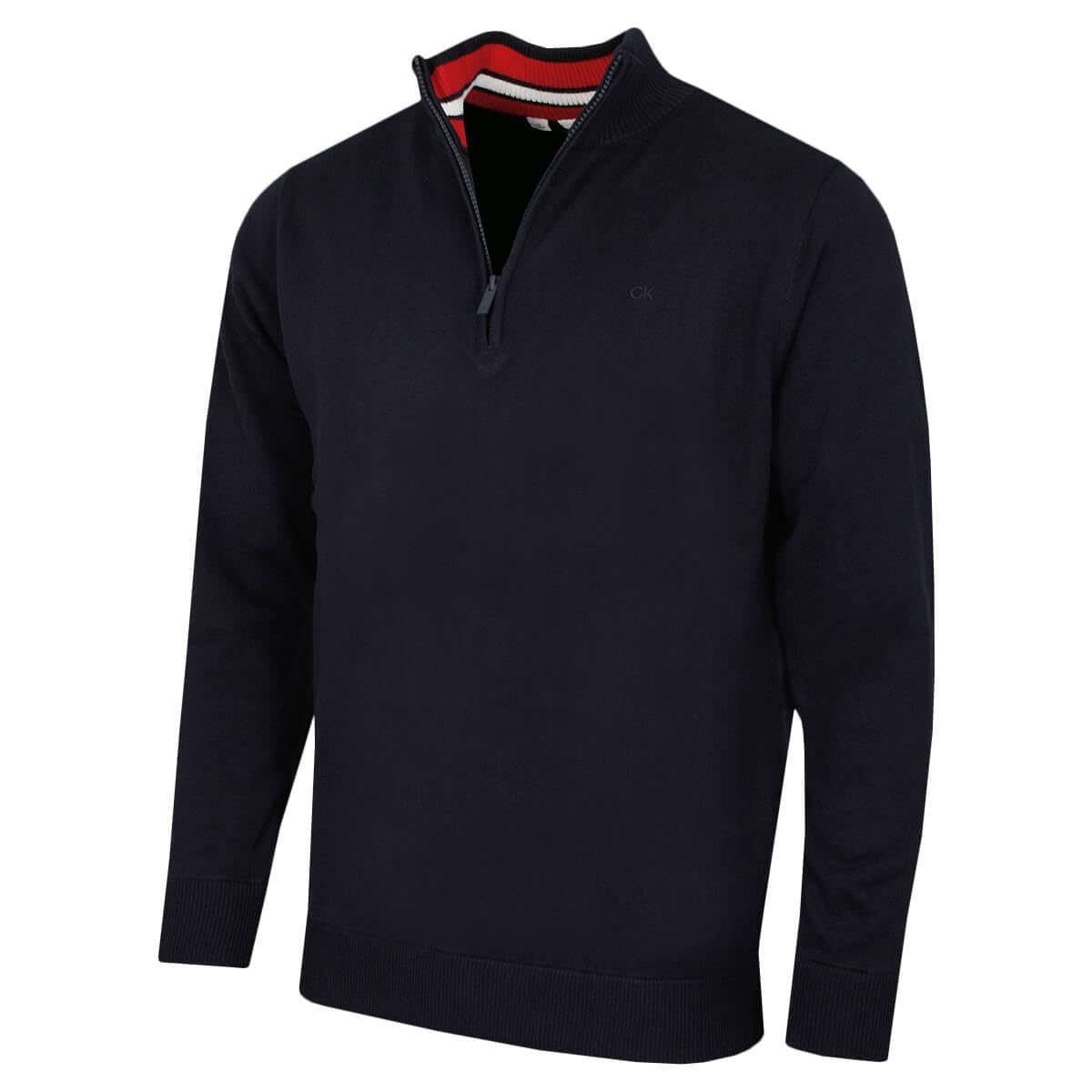 Calvin Klein Mens Campus Sport Sweater - Navy Sport - XXXXL