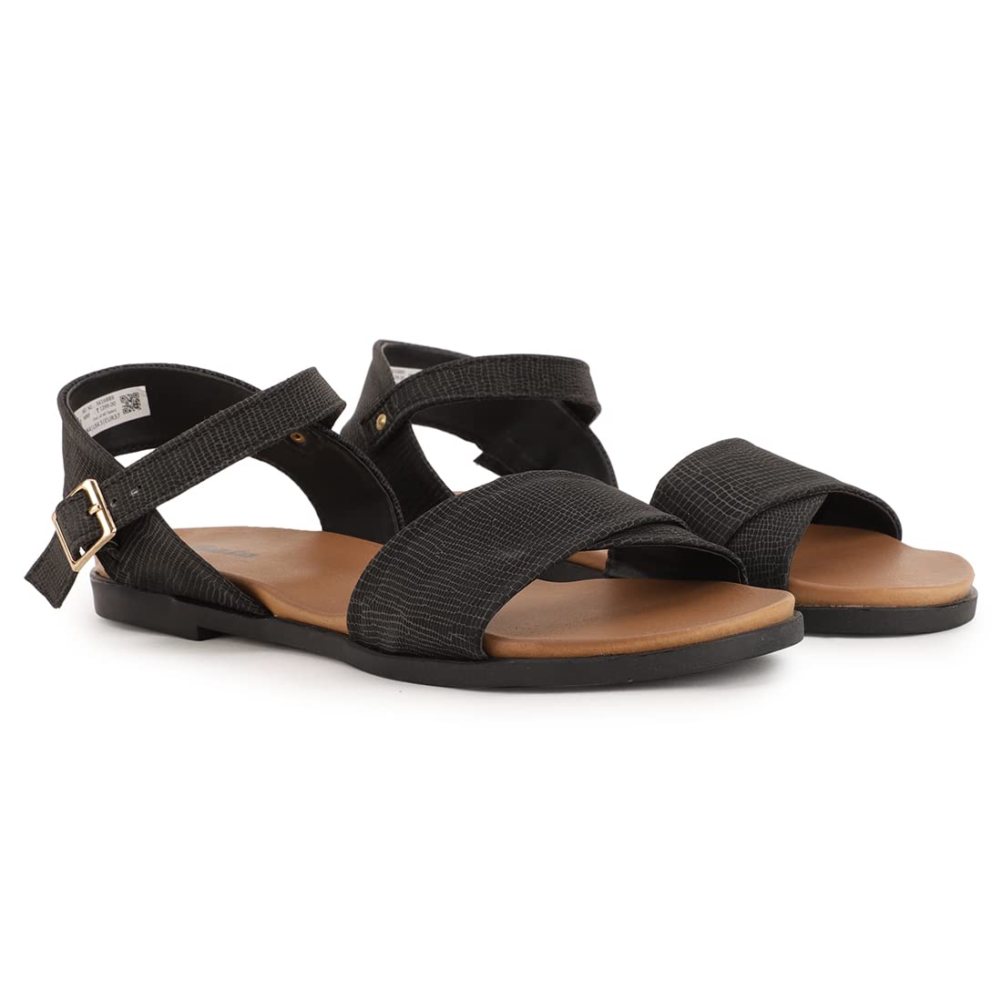 Bata Womens Twisted (Pink) Black Sandals -3 UK (5616889) (B095X557YF) Amazon Price History, Amazon Price Tracker