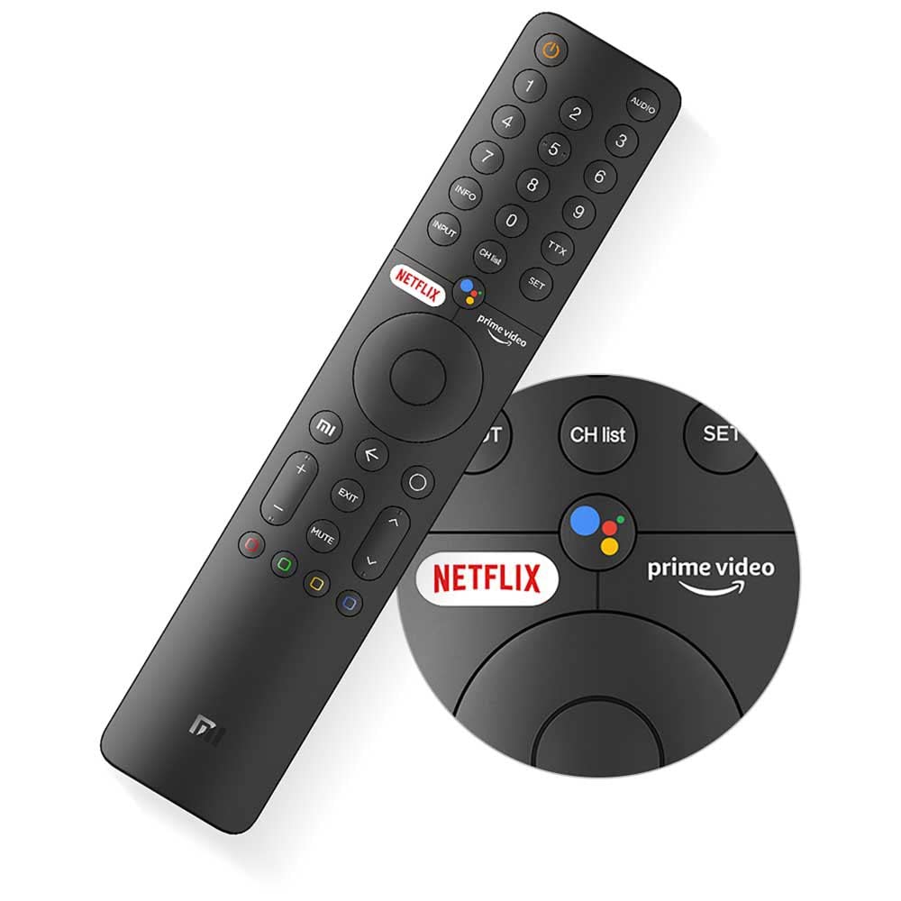 Xiaomi Smart TV P1 32 pouces (Frameless, HD, Android 9.0, Prime Video, Netflix, Google Assistant, Compatible Alexa, Bluetooth, 3 HDMI, 2 USB) [Model 2021] L32M6-6AEU Noir