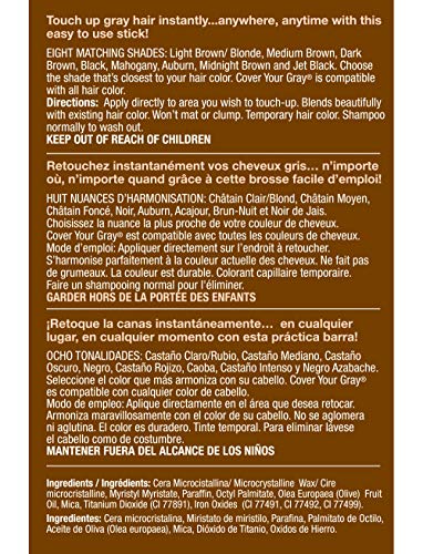 Cover Your Gray Hair Color Touch-Up Stick - Dark Brown (2-Pack) #TOP1