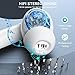 Wireless Earbuds, 2024 Wireless Headphones HiFi Stereo Earphones with 4 ENC Noise Canceling Mic, 42Hs Playtime In Ear Earbud, Bluetooth 5.3 Sport Earphones with LED Power Display for Android iOS White