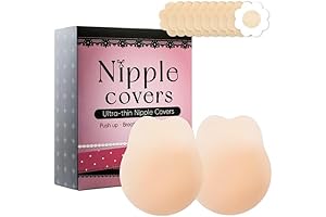 Nipple Covers with Lift: Seamless, Reusable Adhesive Silicone Breast Petals