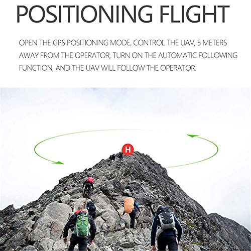 YYAI-HHJU GPS-Drohne, GPS 5G WiFi-Übertragung FPV-GPS-Drohne, Mit 4K Hd-Kamera, Mit GPS-Rückkehr Nach Hause, Follow Me… – Bild 3