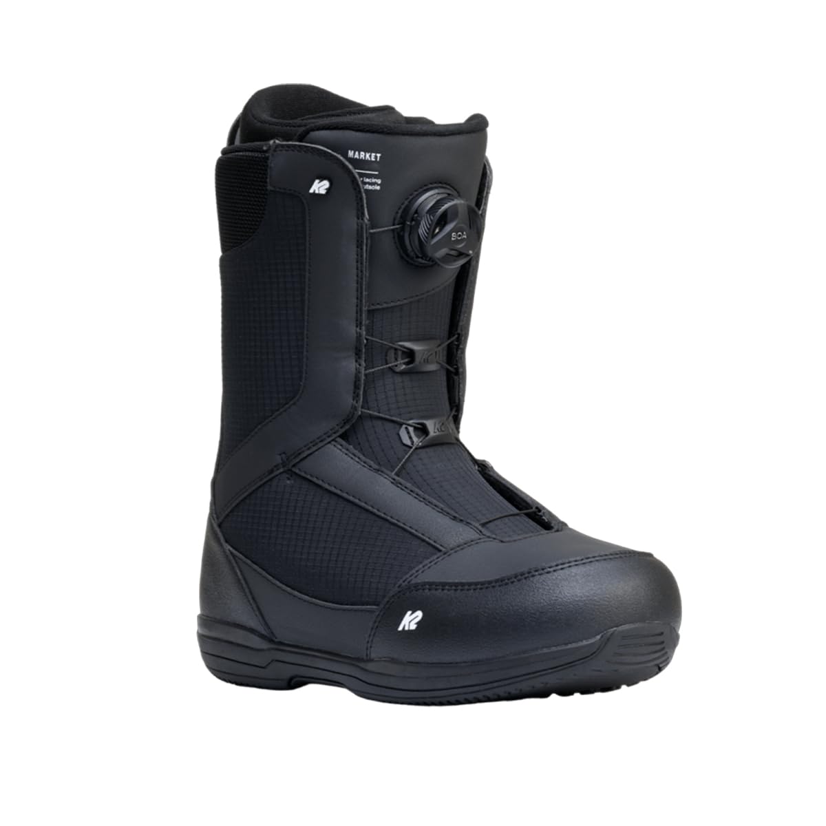Amazon.com : K2 Market BOA Men's Snowboard Boots, Black, 10 | Flex