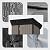 5x3Ft Outdoor Storage Shed Cover & Metal Garden Shed Cover - 640D Oxford Fabric, Weatherproof, Dustproof, Elastic Hem for Secure Fit, Includes 8 Reinforced Silicone Corner Guards (Cover Only)