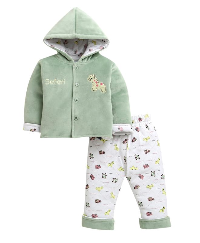 BUMZEE Baby Boys Cotton Regular Fit Winter Set (Peb10725731)