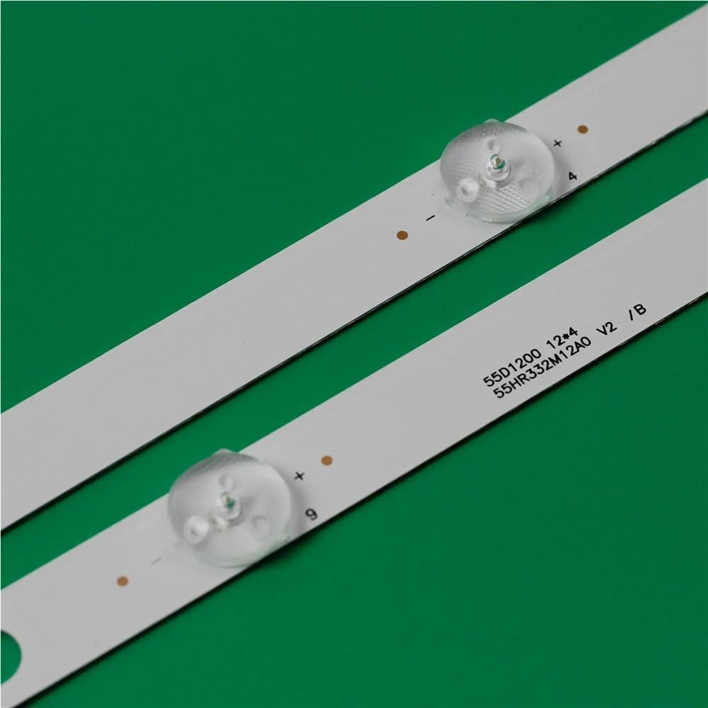 Bande de rétroéclairage LED 1/5/10 Kits Ple-55s09uhd Ple55s09uhd 55pfl5504 55pfl5504/f8 TC-55gx500b Th-55fs435q 55d1200 55hr332m12a0 V2(20pcs 5TV)