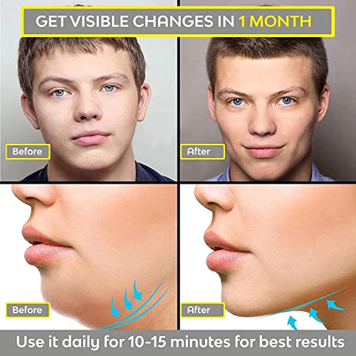 Image of Jawline Exerciser Tool Men & Women Double Chin Reducer for Women Face Fat Reducer Jaw Exerciser for Men Jawline Shaper Slim and Tone Your Face & Neck Jaw Liner Tools for Men