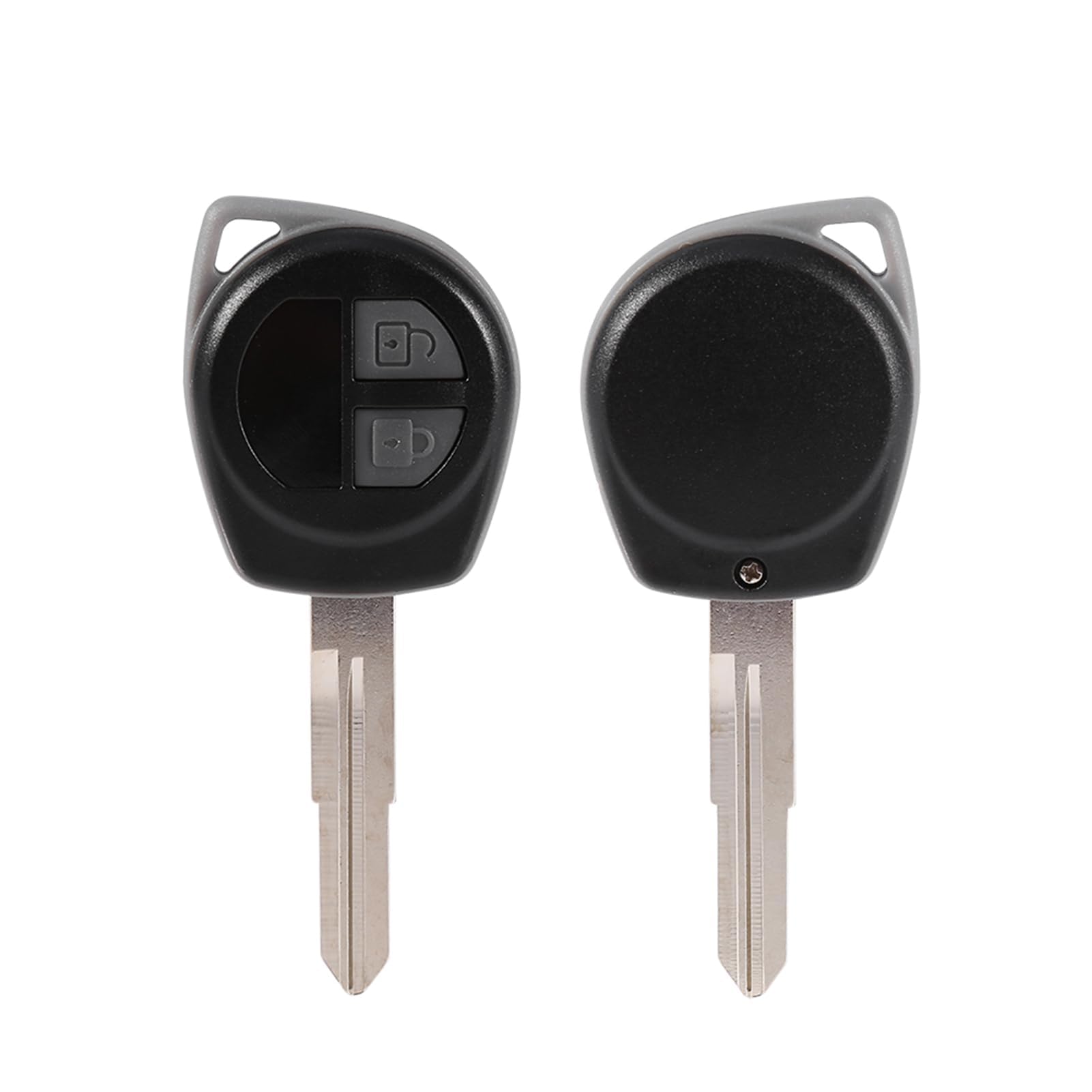 Ersatz Schlüsselgehäuse Für Suzuki Swift / Vitara / Ignis / SX4 – 2-Tasten Fernbedienung Gehäuse In Schwarz – Inkl. Leerer Klinge – Ohne Elektronik Ersatz Schlüsselgehäuse Für Suzuki Swift / Vitara / Ignis / SX4 – 2-Tasten Fernbedienung Gehäuse In Schwarz – Inkl. Leerer Klinge – Ohne Elektronik
