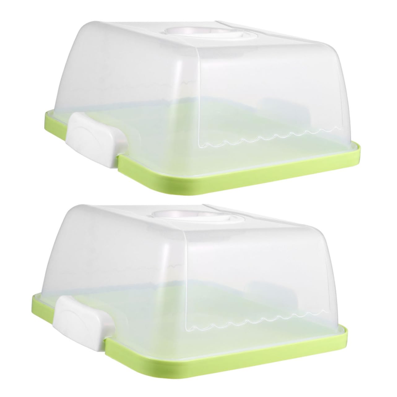 ABOOFAN Tall Cake Carrier Handle Portable Plastic Cake Box Airtight Storage Cheeses for Parties