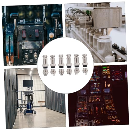 Set de 12 conectores de aviación para cable eléctrico miniatura 4