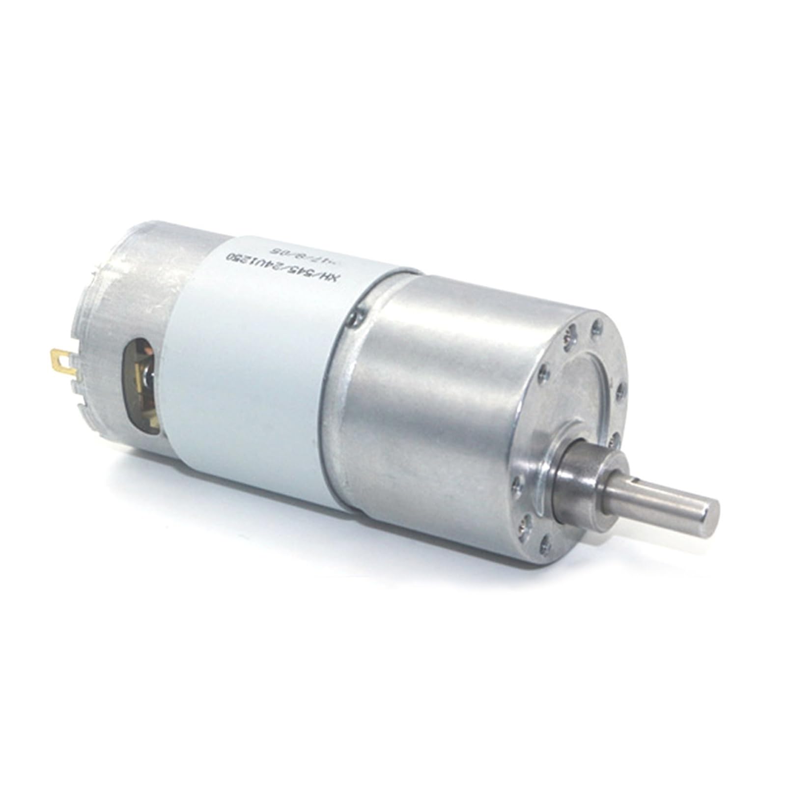 JGB37-545 Moteur électrique à couple élevé CC 12 V 24 V 7 à 1000 tr/min réversible en métal avec encodeur pour robot de voiture intelligente (type C, 600 tr/min, 12 V)