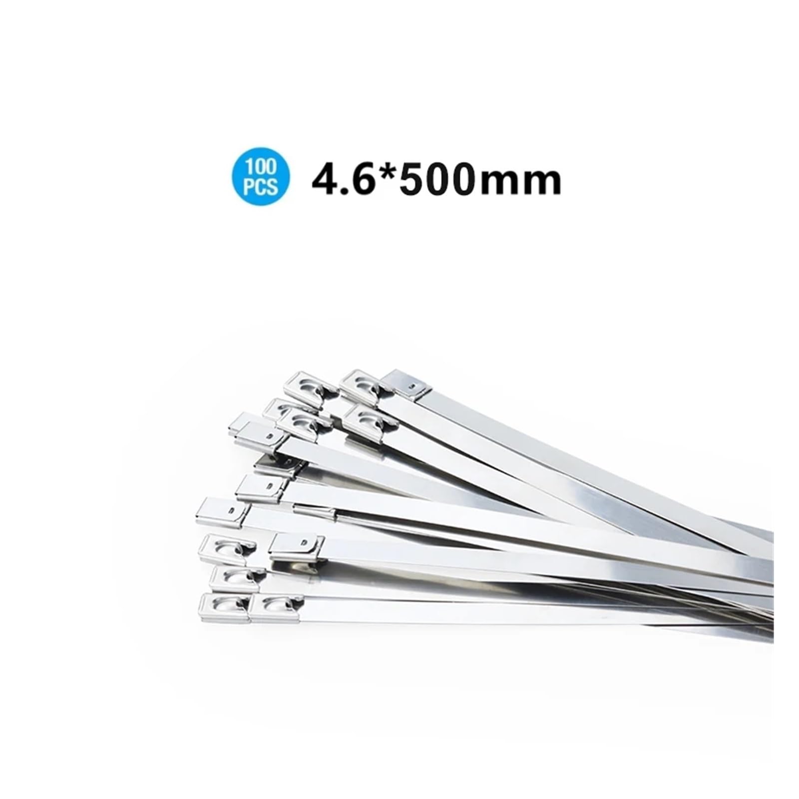 Lochband Edelstahl 30 Stück Kabelbinder aus Edelstahl 304, Zange, Befestigungsband, Schneidwerkzeug, Schneider, Spannung, automatischer Reißverschluss, Handwickelwerkzeug(4.6x500mm)
