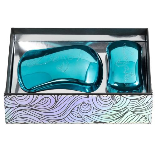 Dessata BRIGHT EDITION 2 er Geschenkbox 1x Classic / 1x Mini CHROME TURQUOISE