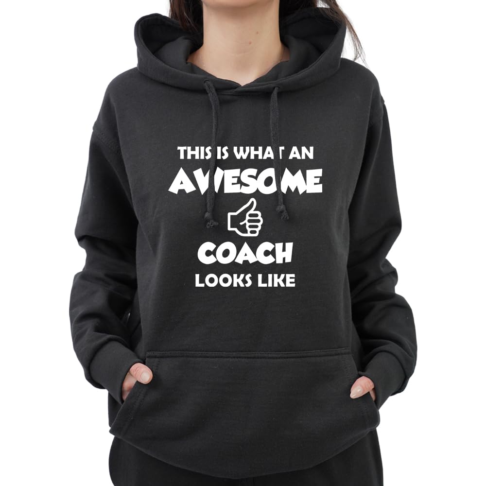 Inspired Bodybuilding GYM Freak This is what an awesome coach looks like Unisex Football Rugby Basketball Hoodie