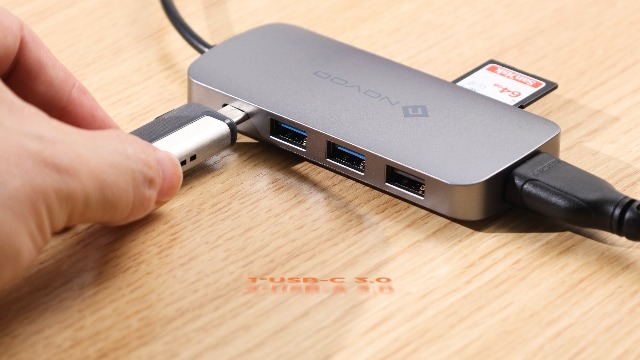 Hub USB-C 9 In 1 Con HDMI 4K, PD 100W, Porte USB E SD/TF - Per MacBook, HP, Dell E Altri - Foto 2