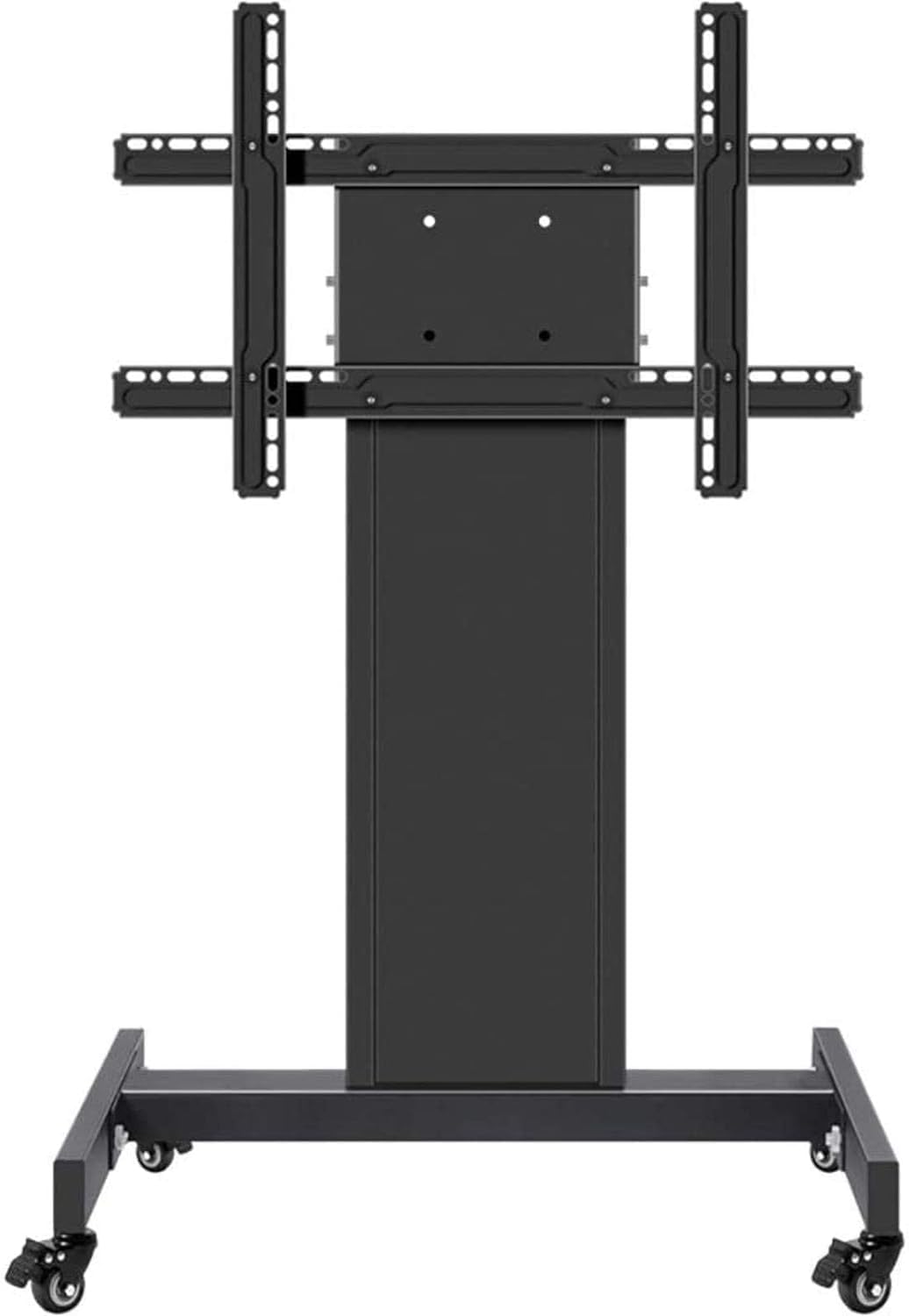 OLSKFUH Rolling Tv Stand, Mobile Tv Cart, Mobile Tv Stand, Floor-Mounted Mobile Cart, Universal Tilting Rostrum Stand, Tv Mobile Stand, 90 De Elevation Adjustment,