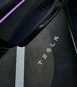 E-Garaj Tesla Model Y ile Uyumlu Araç Kapısı HD LED Projektör Işığı (Tesla) - Yüksek Çözünürlük