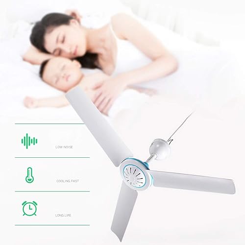 Miniatura 4 de Ventilador de techo, ventilador de aire de 5 V, ventiladores colgantes alimentados por USB para acampar en la cama