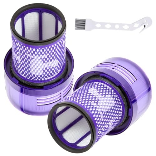 Image of Dyson V12 Filter, 2 True HEPA Premium Filters Replacement compatible with Dyson V12, V12 Detect, V12 Detect Slim, V12 Detect Slim Absolute, V12 Filter Replacement, Part no. 971517-01