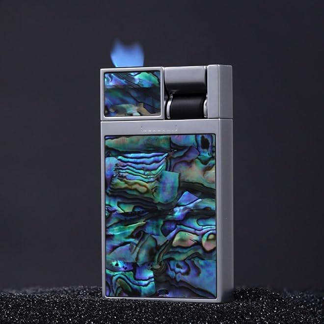 Encendedor Metálico Ultra Delgado Portátil Butano miniatura 2