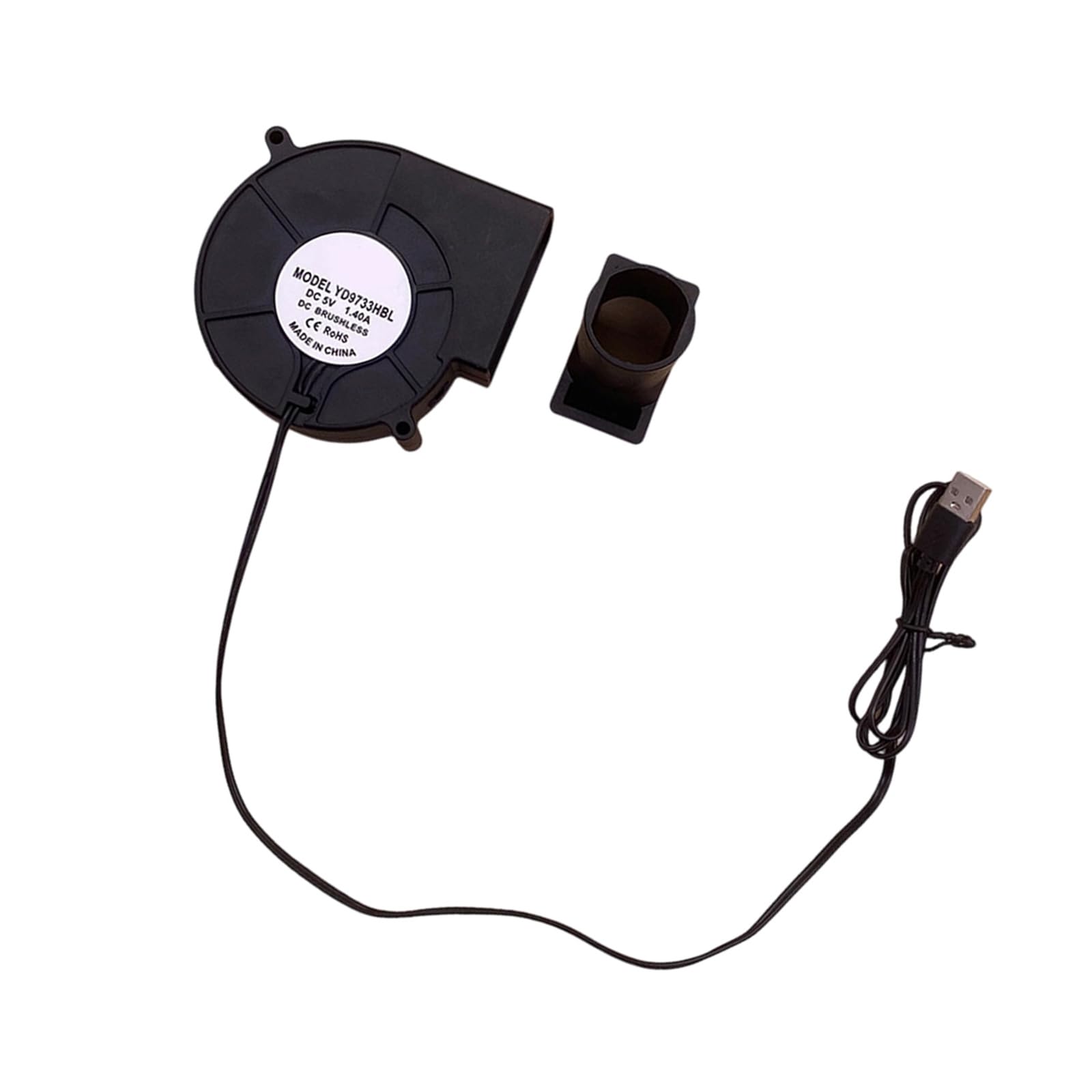 Zepfjhe Big Air Outlet Air Blower 5V With Variable Speed Control For Instantly Starting In Camping Picnics And Barbecues Air Blower Fan