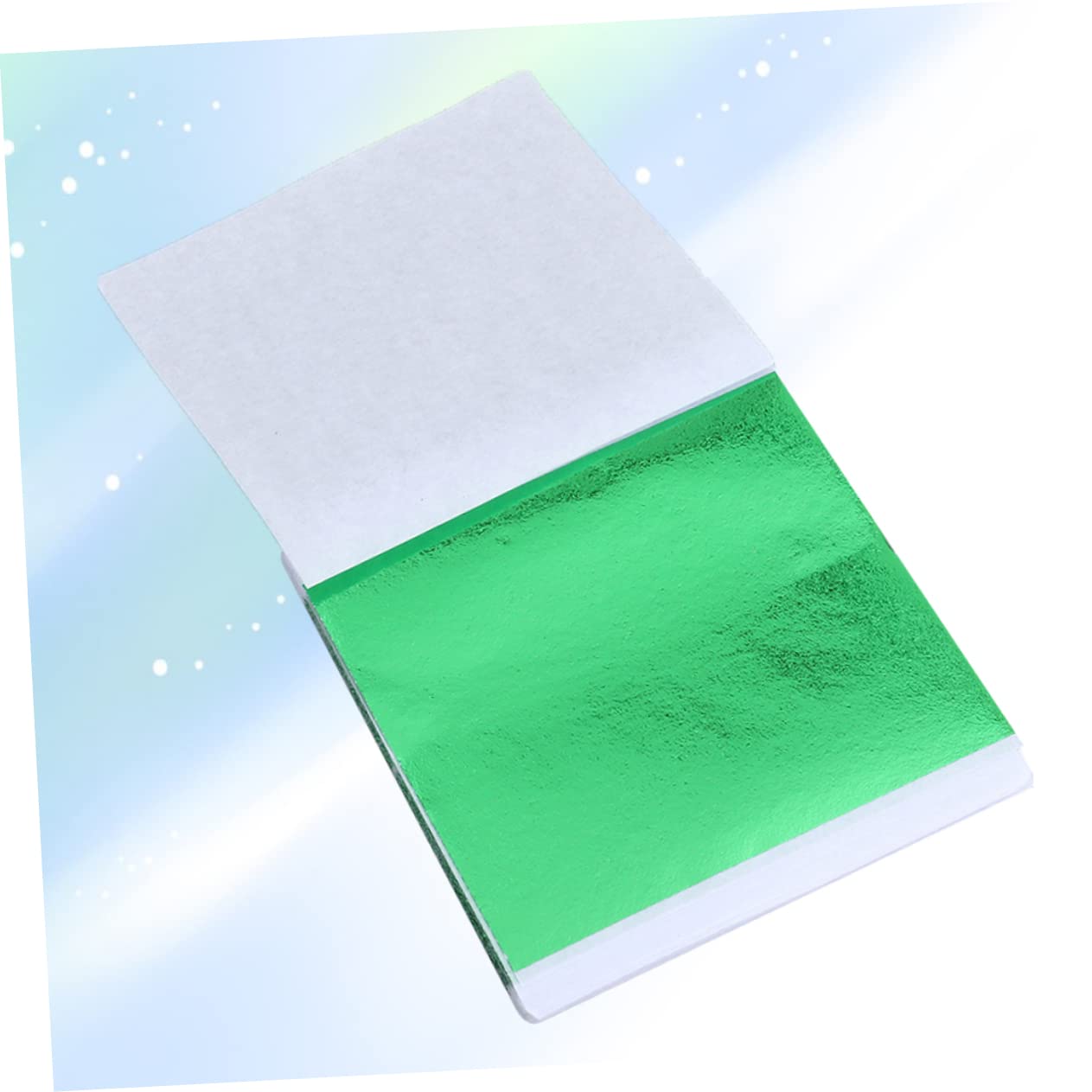 BELLIFFY 3sets Metallic Gold Foil Sheets 8x8.5cm Imitation Leaf Sheets Art Foil Paper Gilding Wax Gold for Craft 50pcs*3